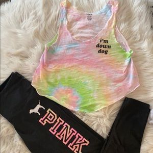 Victoria’s Secret PINK Tie Dye Lounge Set